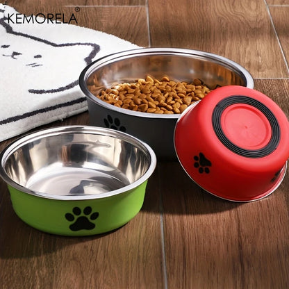 Non-Slip Stainless Steel Pet Bowl