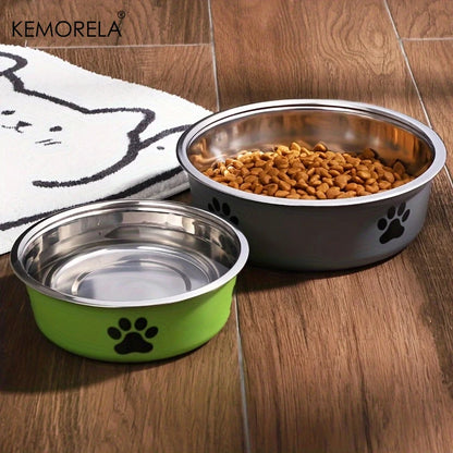 Non-Slip Stainless Steel Pet Bowl