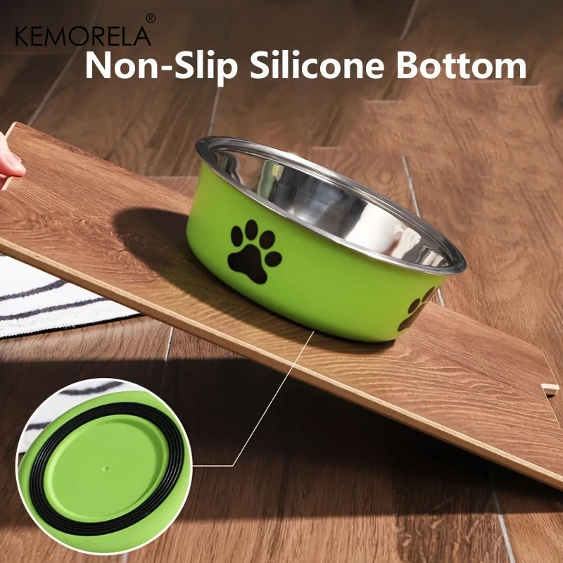 Non-Slip Stainless Steel Pet Bowl